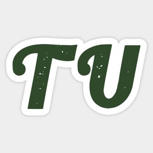 TU Retro Sticker